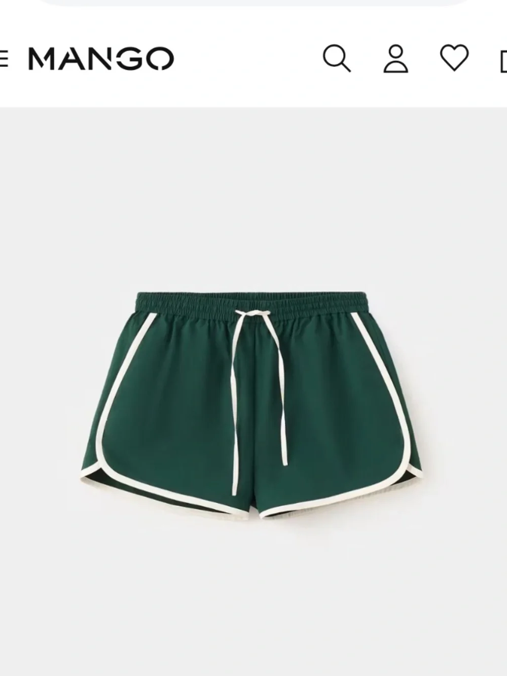 ISO MANGO TENNIS CLUB SHORT IN GREEN